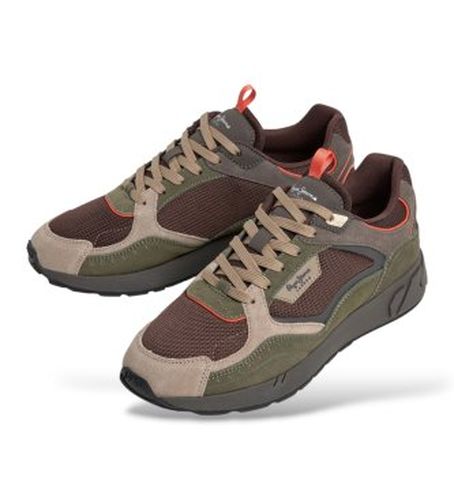 PMS600036 Baskets en cuir Marlon (40), Plat, Lacets, Casuel, Sport - Pepe Jeans - Modalova