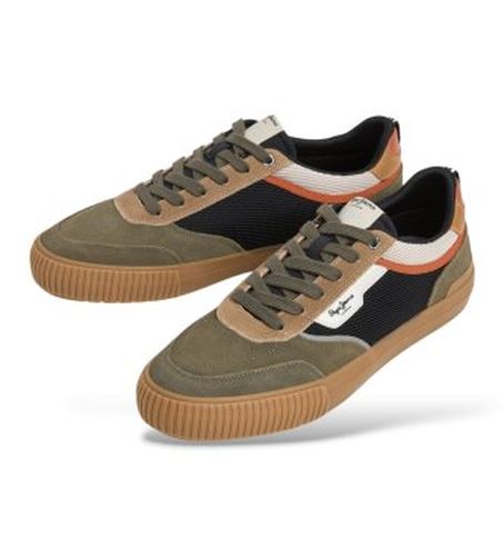 PMS300033 Baskets en cuir Nolan Essence (40), Plat, Lacets, Casuel - Pepe Jeans - Modalova