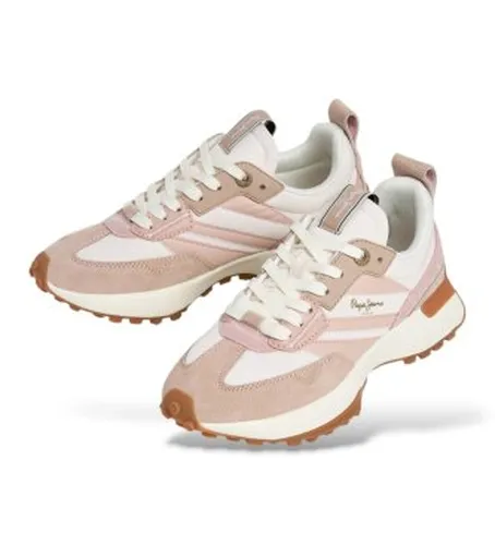 PLS600065 Baskets Lucky Printy (38), Tissu, Plat, Lacets, Casuel - Pepe Jeans - Modalova