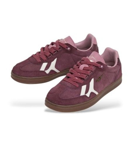 PLS000018 Baskets en cuir Ball Elegant lilas (36), Plat, Lacets, Casuel - Pepe Jeans - Modalova