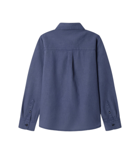 Pour garçon. PB3000070 Chemise Daniel (12años= 152cm), Casuel, Coton, Manche longue, Marine, mode enfantine - Pepe Jeans - Modalova