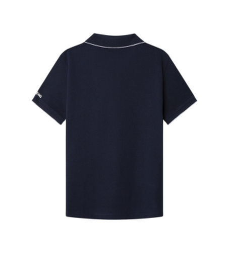 Pour garçon. PB5400029 Polo Hayden (10años= 140cm), Casuel, Coton, Manche courte, Marine, mode enfantine - Pepe Jeans - Modalova