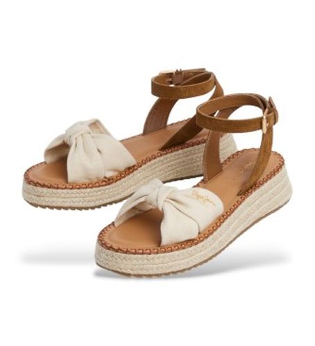 PLS90690 Sandales en cuir Kate Bass marron (38), 3 à 5 cm, Boucle, Casuel - Pepe Jeans - Modalova
