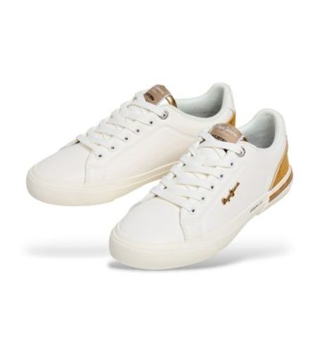 PLS300009 Trainers Kenton Campus off- (40), Blanc, Plat, Lacets, Casuel - Pepe Jeans - Modalova
