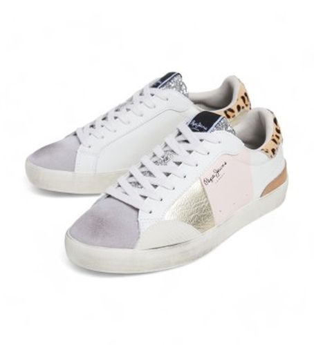 PLS31573 Lane Sweet - Baskets en cuir (38), Plat, Lacets, Casuel - Pepe Jeans - Modalova
