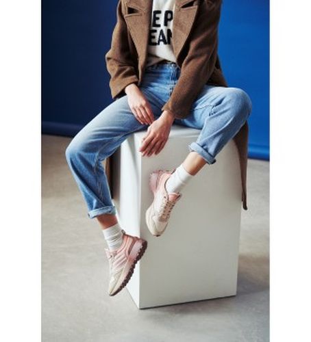 PLS60010 Baskets en cuir Lucky Flag (36), Plat, Lacets, Casuel - Pepe Jeans - Modalova
