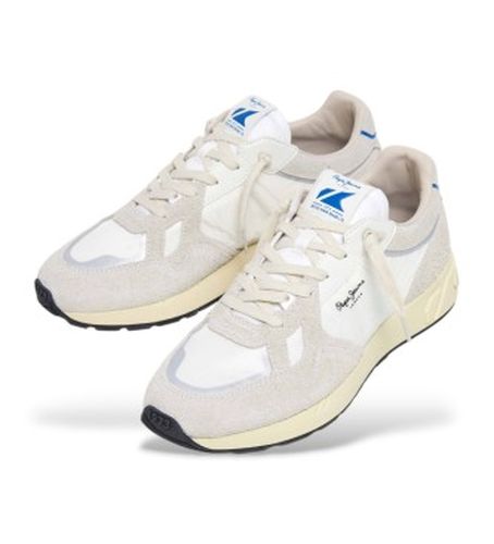 PMS60036 Baskets en cuir Marlon Divided , (41), Plat, Lacets, Casuel - Pepe Jeans - Modalova