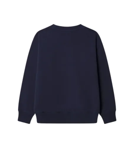 Pour garçon. PB5800073 Sweat Michael (12años= 152cm), Casuel, Coton, Marine, mode enfantine - Pepe Jeans - Modalova