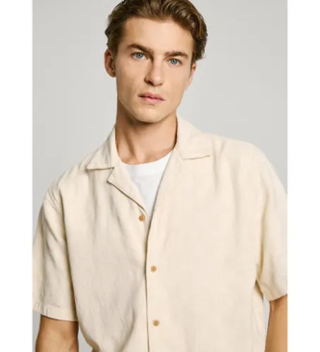 PM308833 Chemise Ansel écru (L), Beige, Casuel, Coton, Manche courte, Durable - Pepe Jeans - Modalova