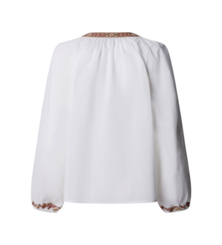 PL3051449 Chemisier Beliz (M), Blanc, Casuel, Coton, Manche longue - Pepe Jeans - Modalova