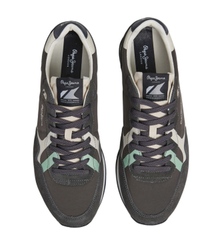 PMS40007 Chaussures en cuir Brit Road M (41), Plat, Lacets, Casuel - Pepe Jeans - Modalova