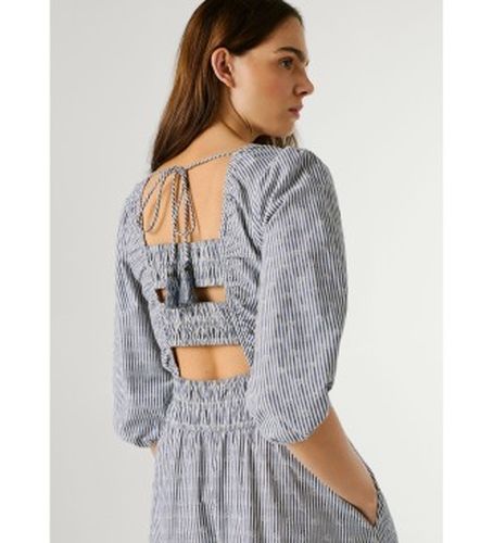 PL9537780 Robe Chia bleue (L), Casuel, Coton, Manche longue - Pepe Jeans - Modalova