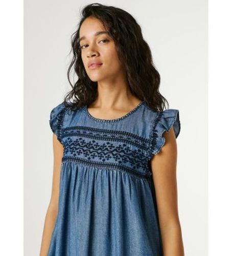 PL9537787 Robe Cindy (L), Casuel, Manche courte, Lyocell - Pepe Jeans - Modalova