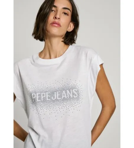 PL506031 T-shirt à rayures (S), Casuel, Coton, Manche courte, Durable - Pepe Jeans - Modalova
