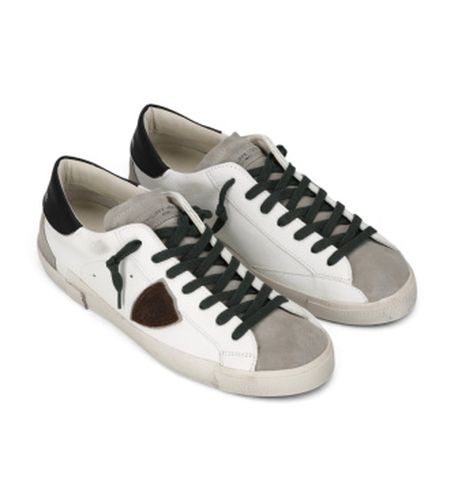 PRLU Baskets en Cuir Prsx Low blanc (41), Plat, Lacets, Casuel - Philippe Model - Modalova