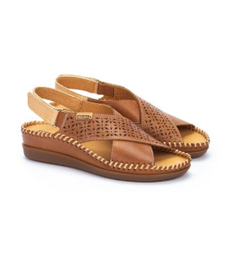 W8K-0848C1 Sandales compensées en cuir Cadaqués avec fermeture par patte de boutonnage (38), 3 à 5 cm, Velcro - Pikolinos - Modalova
