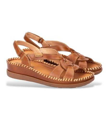 W8K-1839 Sandales en cuir marron Cadaques (39), 1 à 3 cm, Velcro, Casuel - Pikolinos - Modalova