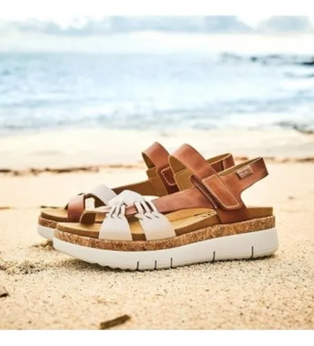 W4N-0968C1 Sandales Palma en cuir -Poids compensé 4,5cm (40), 3 à 5 cm, Velcro, Casuel - Pikolinos - Modalova