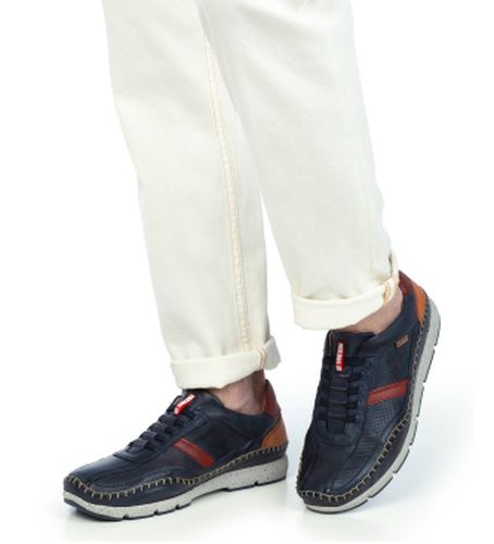 M4U-6046C1 Baskets en cuir Fuencarral (41), Bleu, Plat, Lacets, Casuel - Pikolinos - Modalova