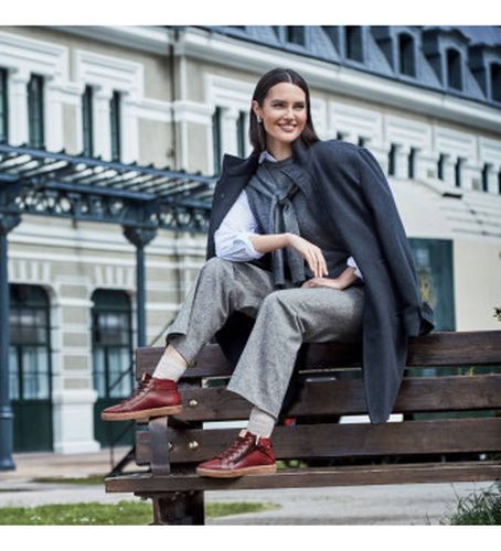 W7B-8868C1 Chaussures en cuir Lanzarote (35), Marron, Plat, Fermeture éclair, Casuel - Pikolinos - Modalova