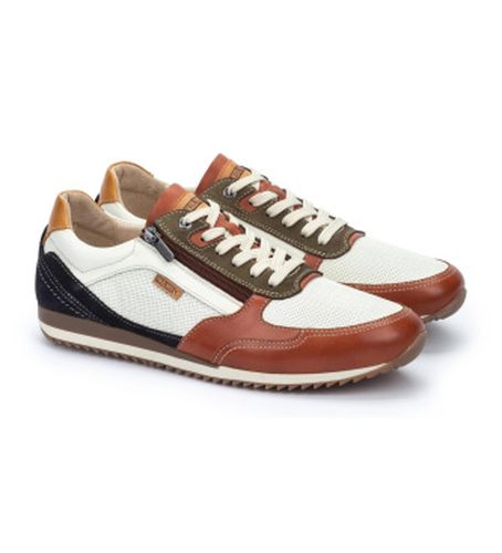 M2A-6292C2 Liverpool Leather Sneakers (42), Cuir, Blanc, Plat, Lacets, Fermeture éclair, Casuel - Pikolinos - Modalova