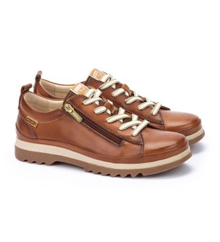 W3W-6979 Baskets en cuir Vigo marron (35), Plat, 1 à 3 cm, Fermeture éclair, Casuel - Pikolinos - Modalova