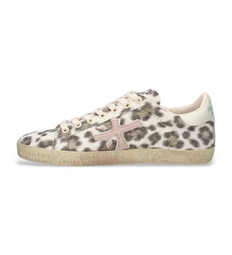 STEVEND Stevend 7272 pantoufles en cuir à imprimé animalier (41), Plat, Lacets, Casuel - Premiata - Modalova