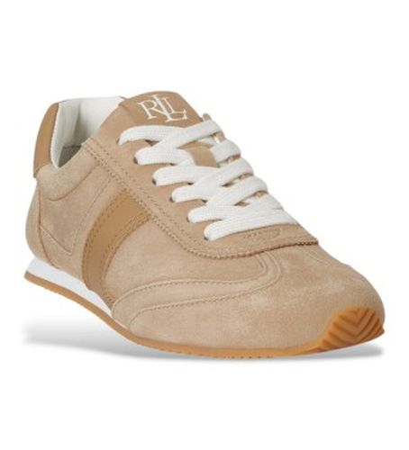 P15837001 Baskets Dani en daim et cuir (37), Plat, Lacets, Casuel - Lauren Ralph Lauren - Modalova