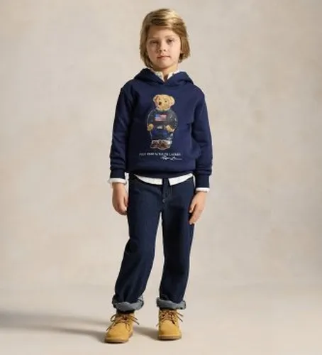 Pour garçon. 322A10529001 Sweatshirt en polaire avec polo Bear (5años= 117/123cm), Casuel, Coton, mode enfantine - Polo Ralph Lauren - Modalova