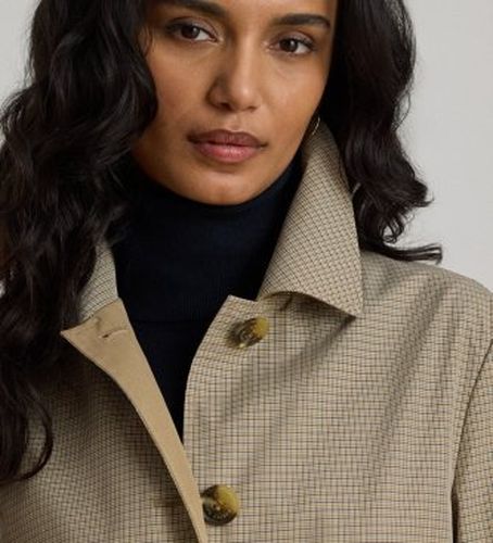 P18072001 Manteau écossais réversible à carreaux (S), Casuel, Polyester - Lauren Ralph Lauren - Modalova