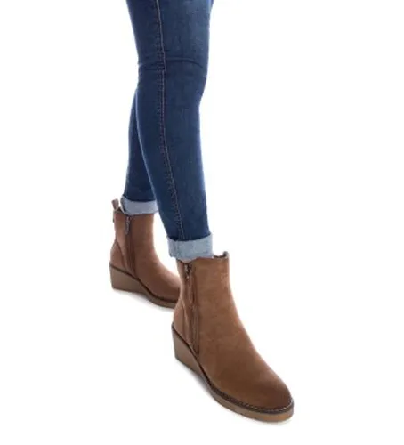 CAMEL Bottines en daim -Hauteur 6cm compensé (37), 5 à 8 cm, Fermeture éclair, Casuel - Refresh - Modalova