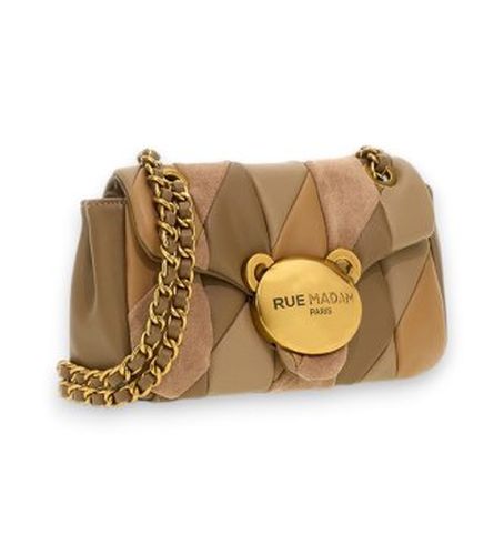Sac Puffy Xs Patchwork marron (OSFA), , Casuel, Polyuréthane - RUE MADAM PARIS - Modalova