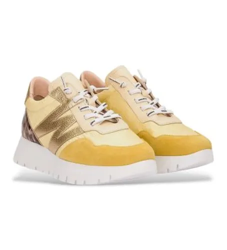 A-24100 Baskets en cuir Odisei (40), 1 à 3 cm, Lacets, Casuel - Wonders - Modalova