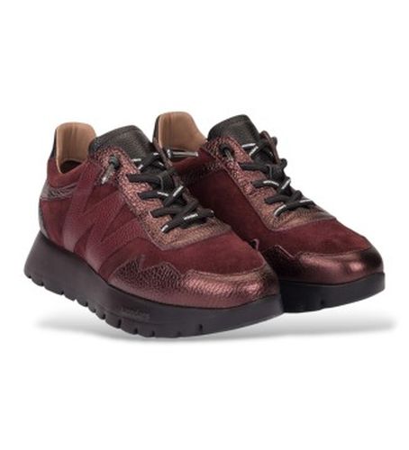 A-24110 Baskets en Cuir Odisei (40), Plat, 1 à 3 cm, Lacets, Casuel - Wonders - Modalova