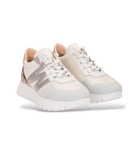 A-24100 Baskets en cuir Odisei Off- (41), Blanc, 3 à 5 cm, Lacets, Casuel - Wonders - Modalova