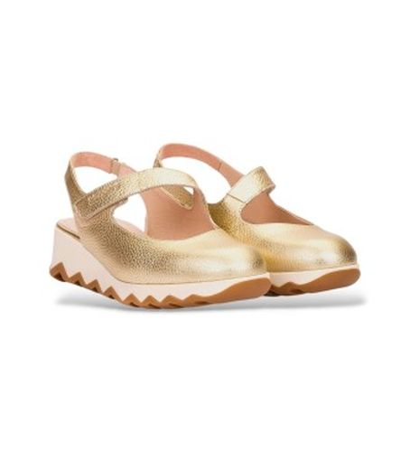 C-7622 Sandales en cuir Golden Look (41), Doré, 3 à 5 cm, Aucun, Casuel - Wonders - Modalova