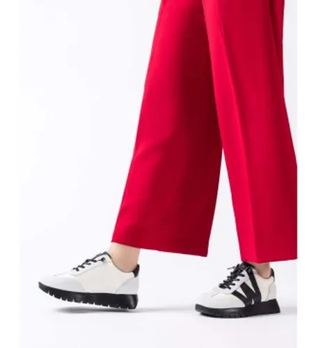 A-2476_941_11814 Baskets en cuir Racer (36), Plat, Lacets, Casuel - Wonders - Modalova