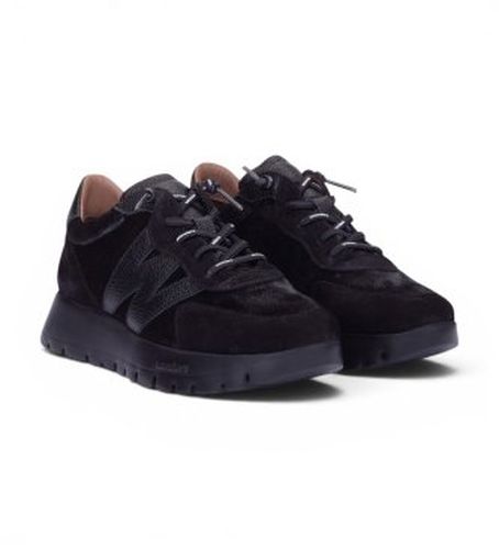 A-24111 Baskets en Cuir Odisei01 (37), Plat, 1 à 3 cm, Lacets, Casuel - Wonders - Modalova