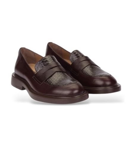 A-5301_5736_9332 Mocassins en Cuir PENNY 01 Marron (38), Plat, Aucun, Classique - Wonders - Modalova