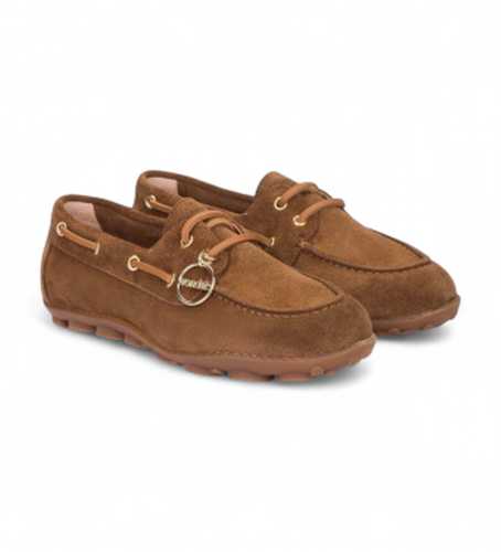 AP-2104_5080_2397 Chaussures bateau NYSA (41), Plat, Cuir, Aucun, Casuel, Classique - Wonders - Modalova