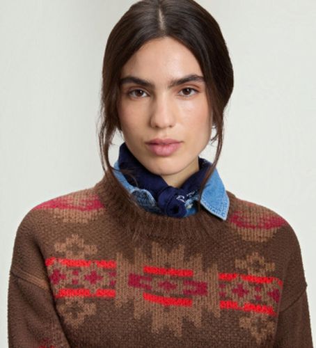 CFWWKN2066FRUF0573 Pull Fairisle (S), Casuel, Acrylique - Woolrich - Modalova