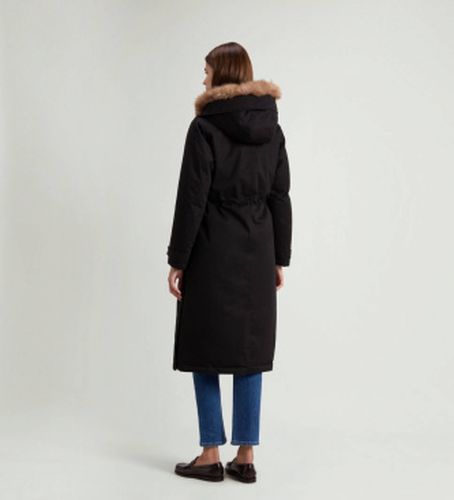 CFWWOU2239FRUT1974 Parka en fausse fourrure noire (XS), Casuel, Coton, Polyester - Woolrich - Modalova