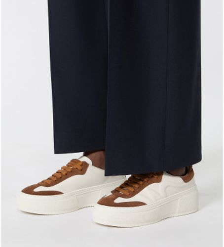 Baskets en Cuir Wkatessile (37), Marron, Plat, 1 à 3 cm, Aucun, Casuel - Weekend Max Mara - Modalova
