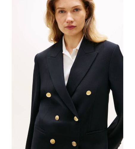 WW0WW50784 Blazer intemporel à coupe large (40), Casuel, Polyester, Manche longue - Tommy Hilfiger - Modalova