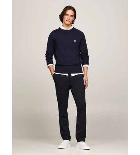 MW0MW34687 Pull TH monogramme à coupe large (S), Casuel, Coton, Manche longue - Tommy Hilfiger - Modalova