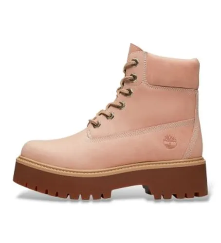 TB0A5THXA8M1 Bottes en cuir Stone Street (39.5), Plat, Lacets, Casuel - Timberland - Modalova