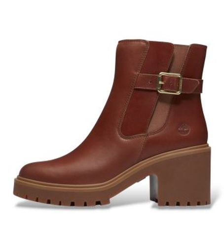 TB0A2GGNEM61 Bottines en cuir Chelsea Stone Heights marron (37.5 W), 5 à 8 cm, Aucun, Casuel - Timberland - Modalova