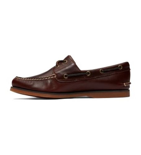 TB0250772141 Chaussures bateau en cuir Classiques marron (39 W), Plat, Aucun, Casuel - Timberland - Modalova