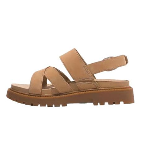 TB0A61T4EN31 Sandales en cuir Clairemont Way Cross Strap (40), Plat, Boucle, Casuel - Timberland - Modalova