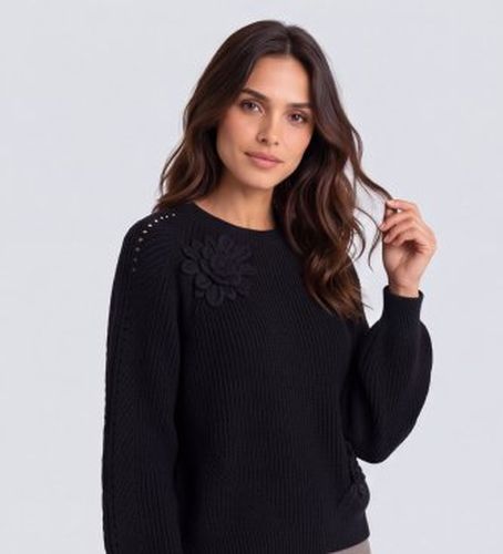 TT3190 Pull à fleurs au crochet marine (XS), Casuel, Laine, Manche longue - Twinset - Modalova